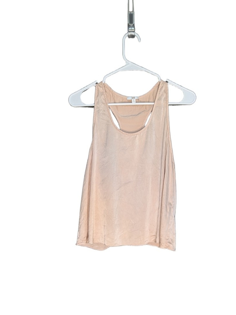 Lunya Women Two Piece Tank Shorts Pajama Set Washable Silk Pink Size Medium - Picture 2 of 8